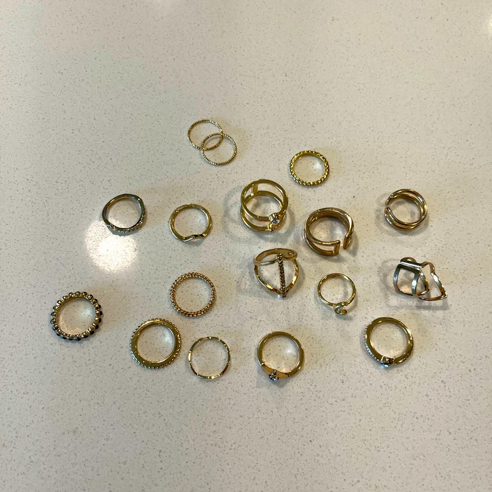 Gold rings